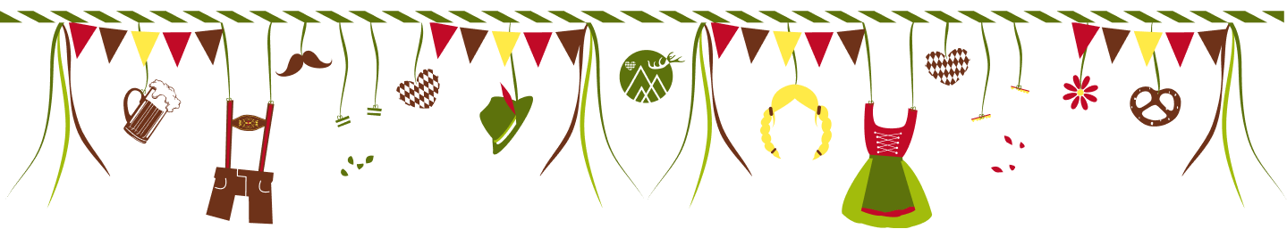 Illustration bayrischer Dekoration