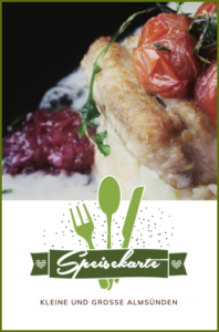 Bild der Speisekarte des Restaurants "Herzhaft" - Kleine und große Almsünden